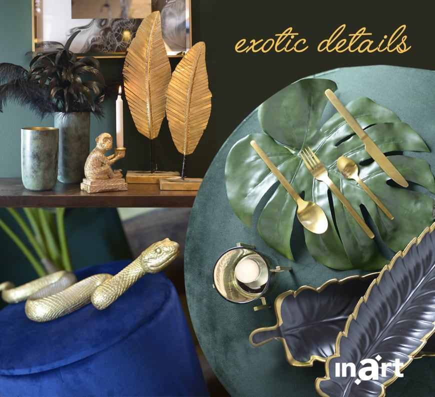 inart-Supporting furniture: exotic details